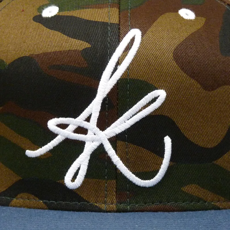 King Signature Starter Snapback Cap - Camo Green-3