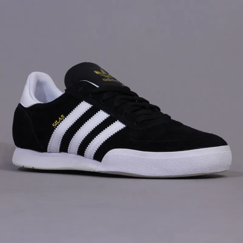 Adidas Silas SLR Shoes Black Running White Black-4