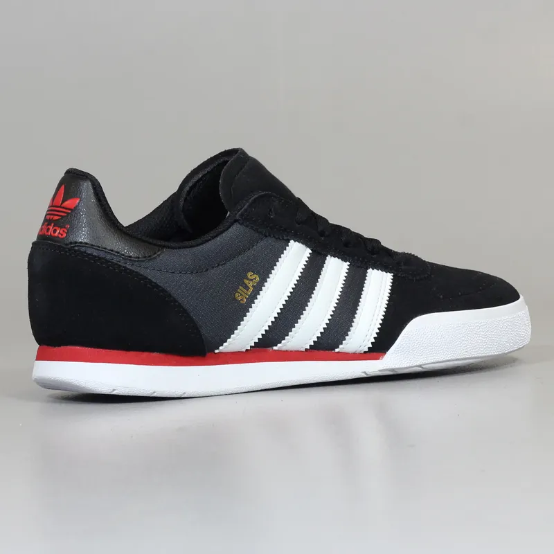 Adidas Skate Silas SLR Shoes Black Core White Power Red-5