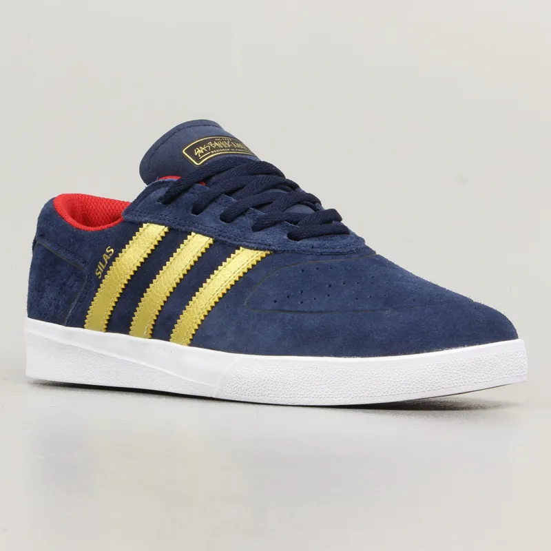 Adidas Silas Vulc Shoes Conavy Gold-4
