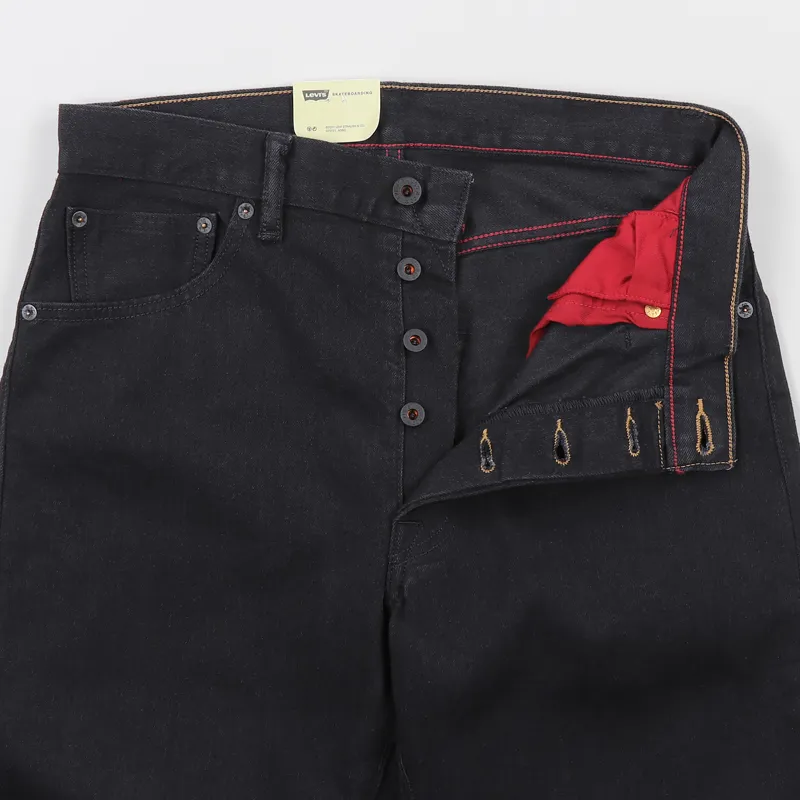 Levis Skate 501 Original Fit Jeans Dark Rinse-2
