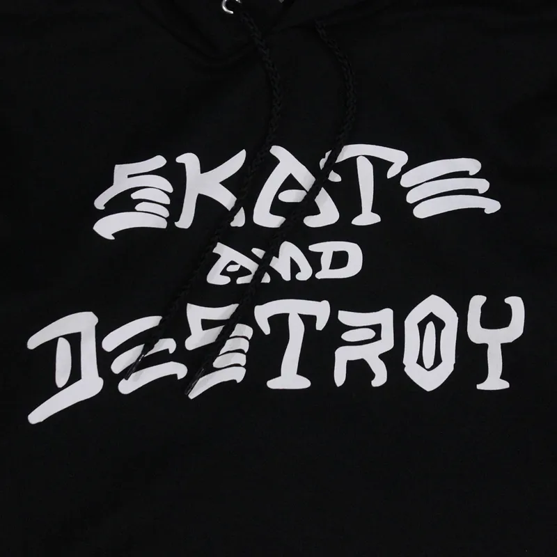 Thrasher Skate And Destroy Hoody Black-1
