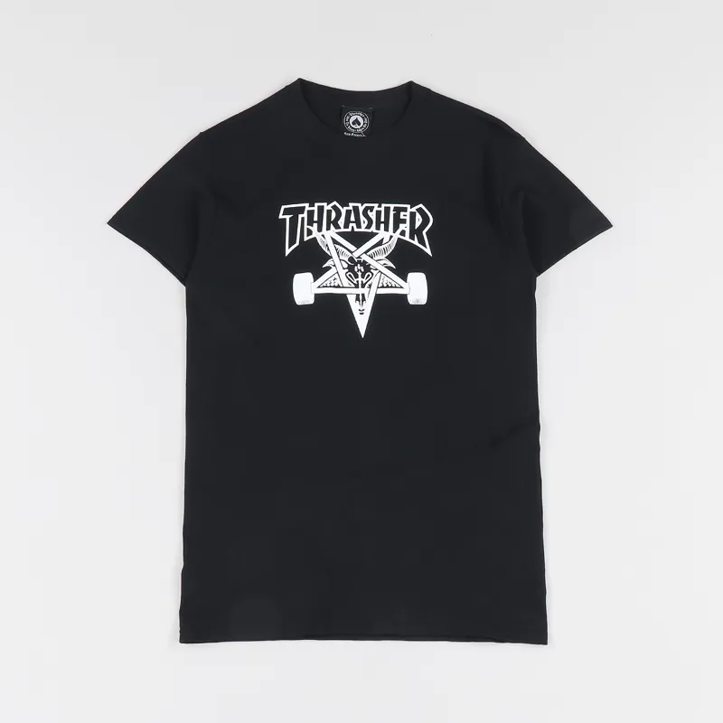 Thrasher Skateboard Magazine Thrasher T Shirt Black And White