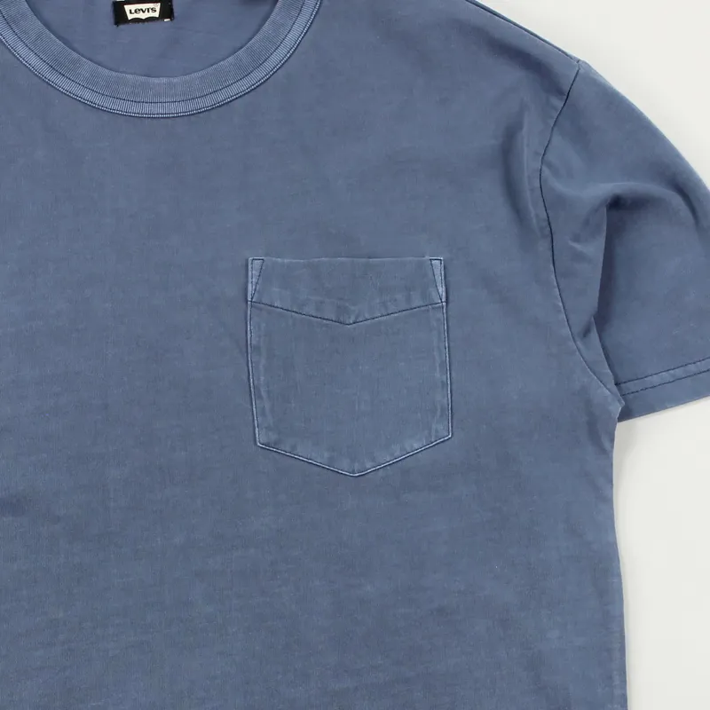 Levis Skate Pocket T Shirt Dress Blue-1