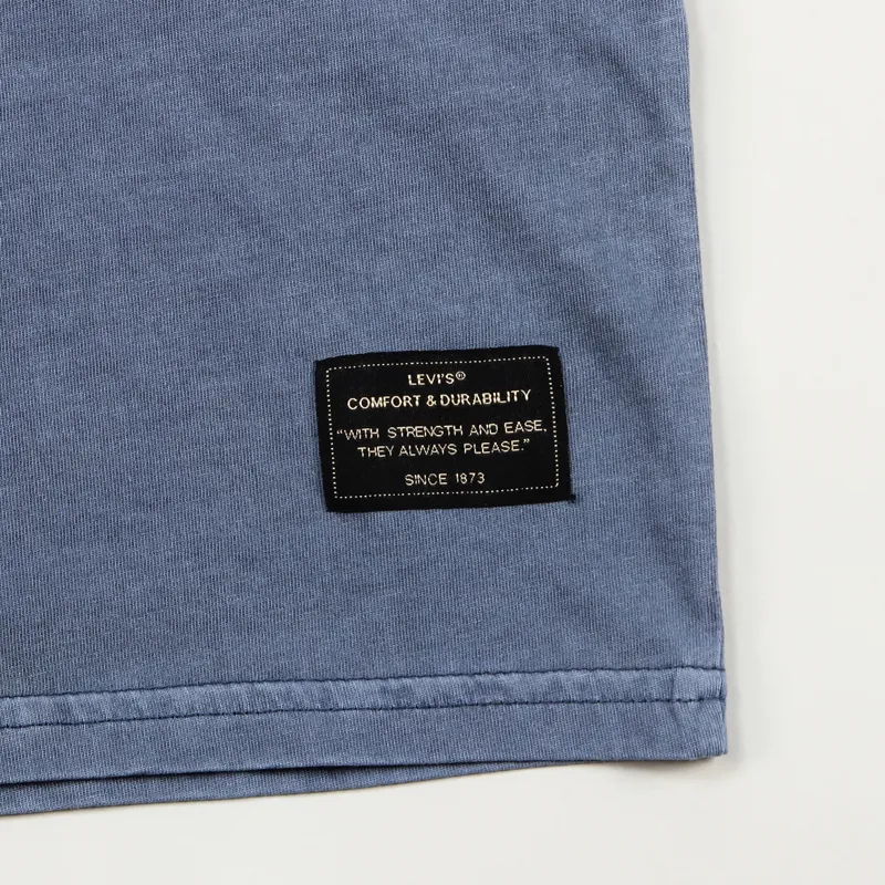 Levis Skate Pocket T Shirt Dress Blue-2