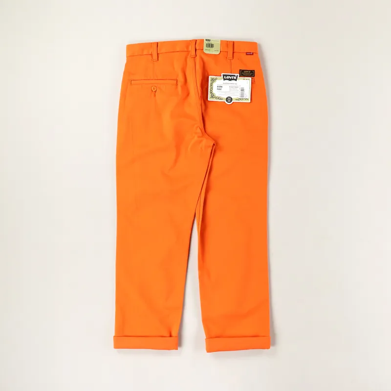 Levis Skateboarding Mens Work Pants Twill Trousers Vibrant Orange