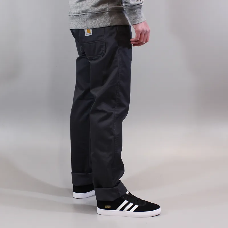 Carhartt Skill Pants Cortez Blacksmith Rinsed-1