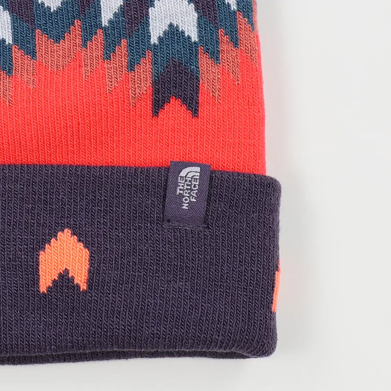 The North Face Acrylic Ribbed Ski Tuke V Beanie Dark Eggplant