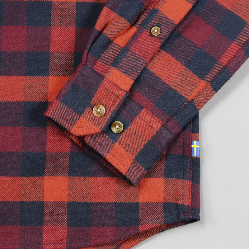 Fjallraven Skog Long Sleeve Shirt Navy-2