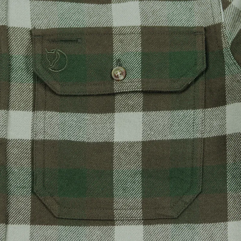 Fjallraven Skog Long Sleeve Shirt New Moss-1