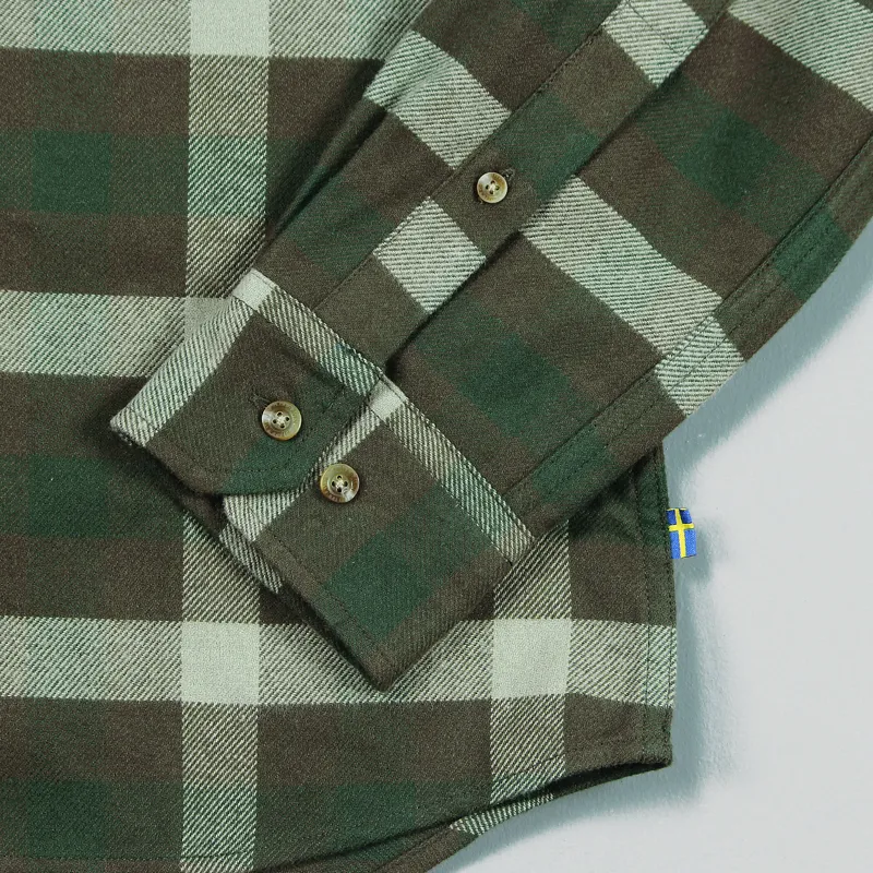 Fjallraven Skog Long Sleeve Shirt New Moss-2