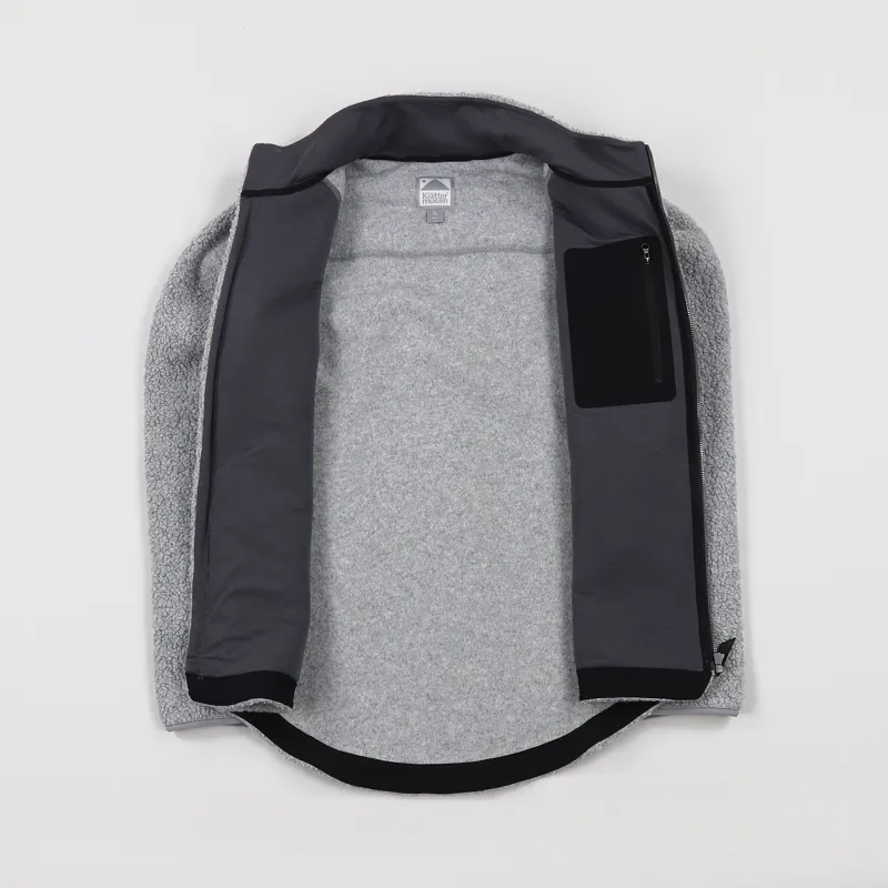 Klattermusen Skoll Zip Fleece Light Grey-4