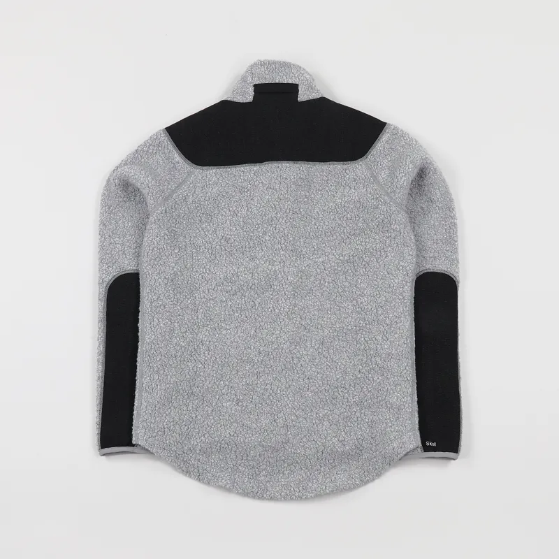 Klattermusen Skoll Zip Fleece Light Grey-5