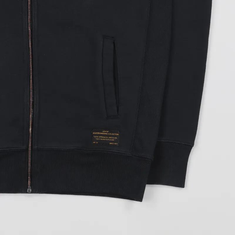 Levis Skate Full Zip Hoodie Black-2