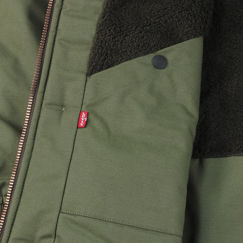 Levis Skate Pile Jacket Ivy-6