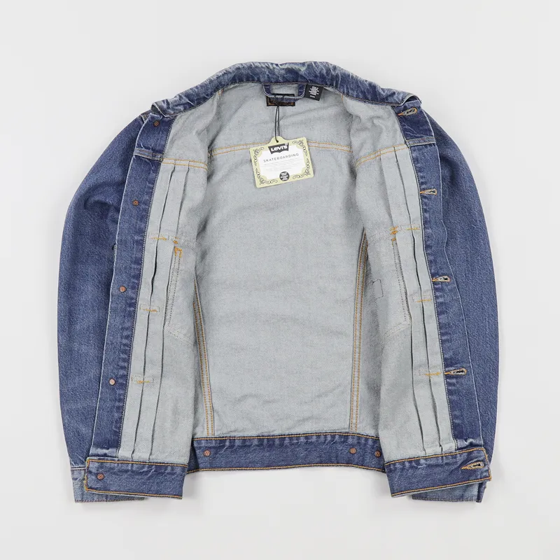 Levis Skate Trucker Jacket Indigo-3