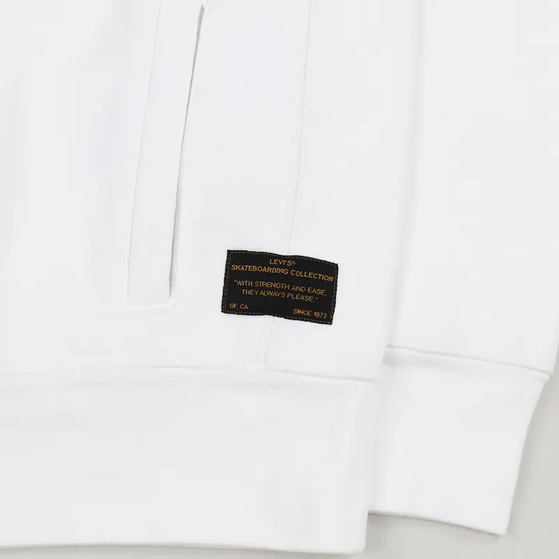 Levis Skate Pullover Hoodie White-1