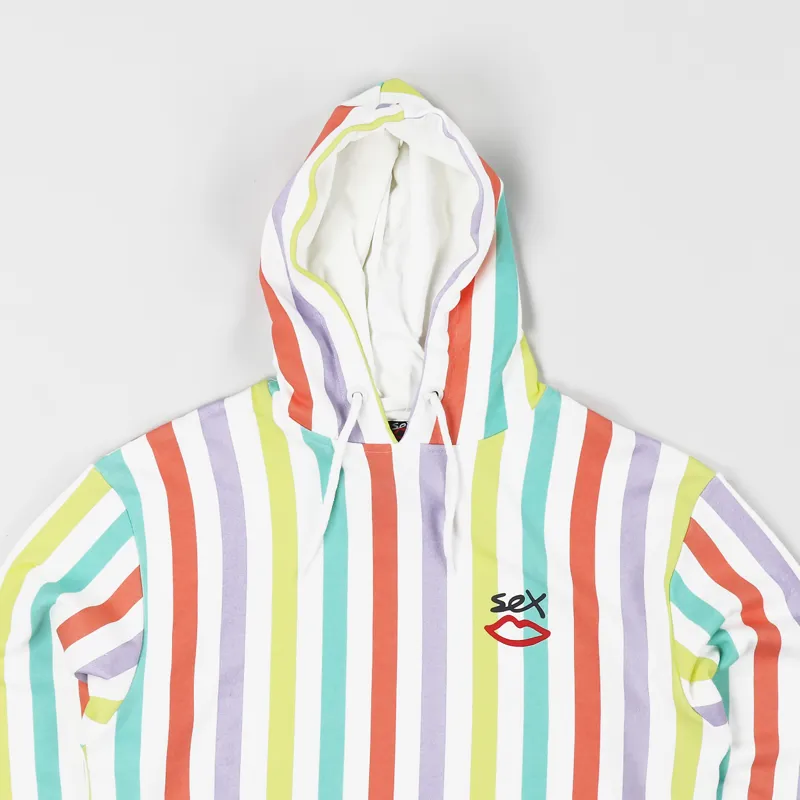 Sex Skateboards Slater Hoodie Pastel Stripe-1