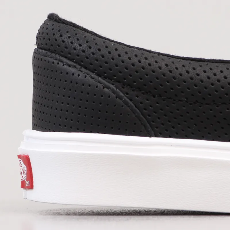 Vans perforated slip on white hotsell