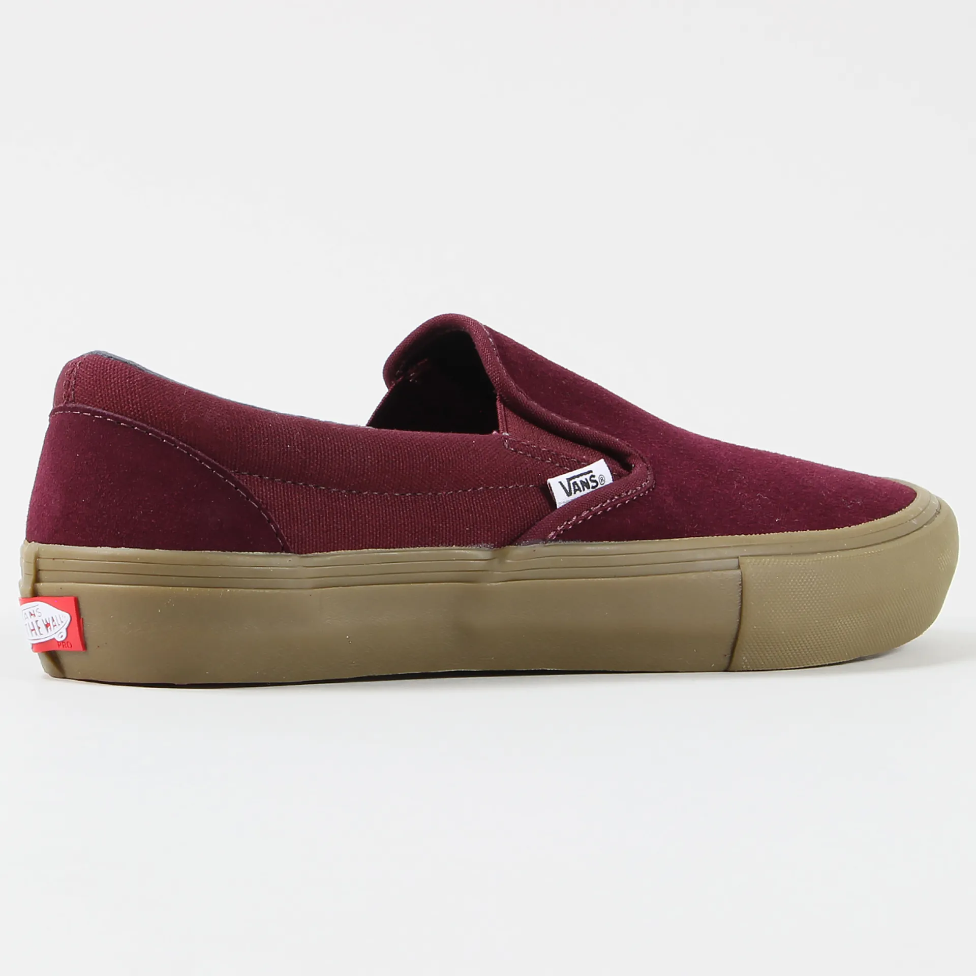 Bmx Maroon Vans Slip Ons Sneakers Port Royal Vans Vans Bmx Style