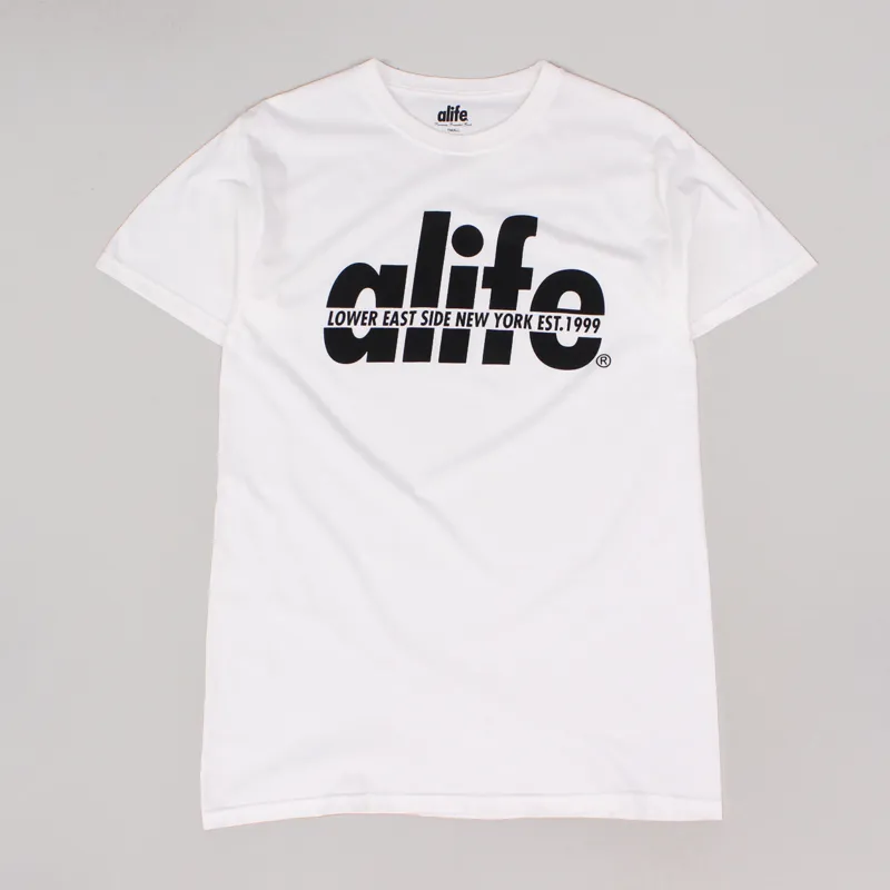 Alife Split T Shirt White