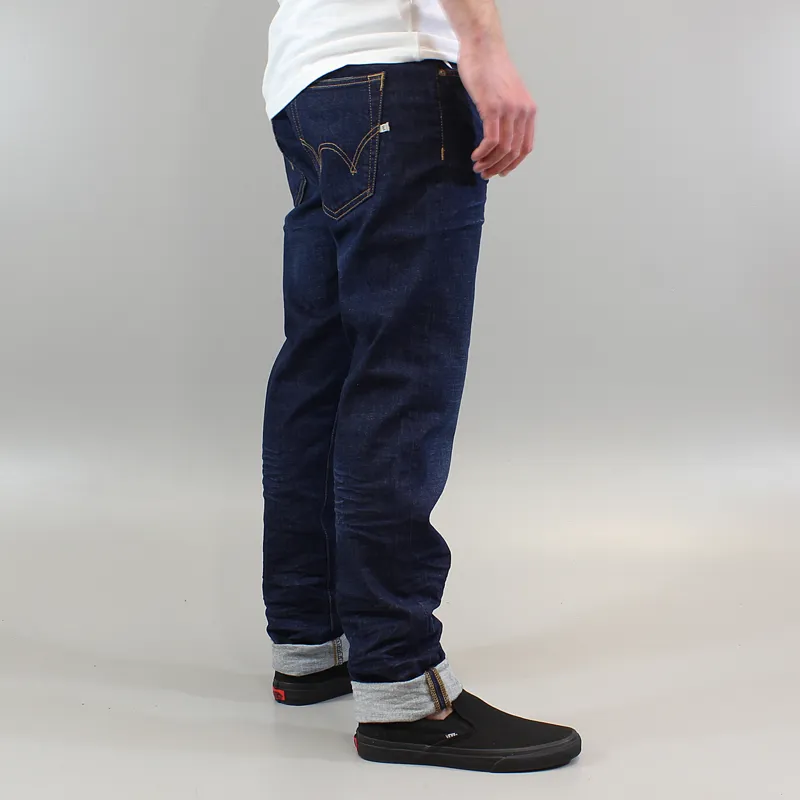 Edwin ED-80 Slim Taper Jeans CS Blue Soak Wash-1