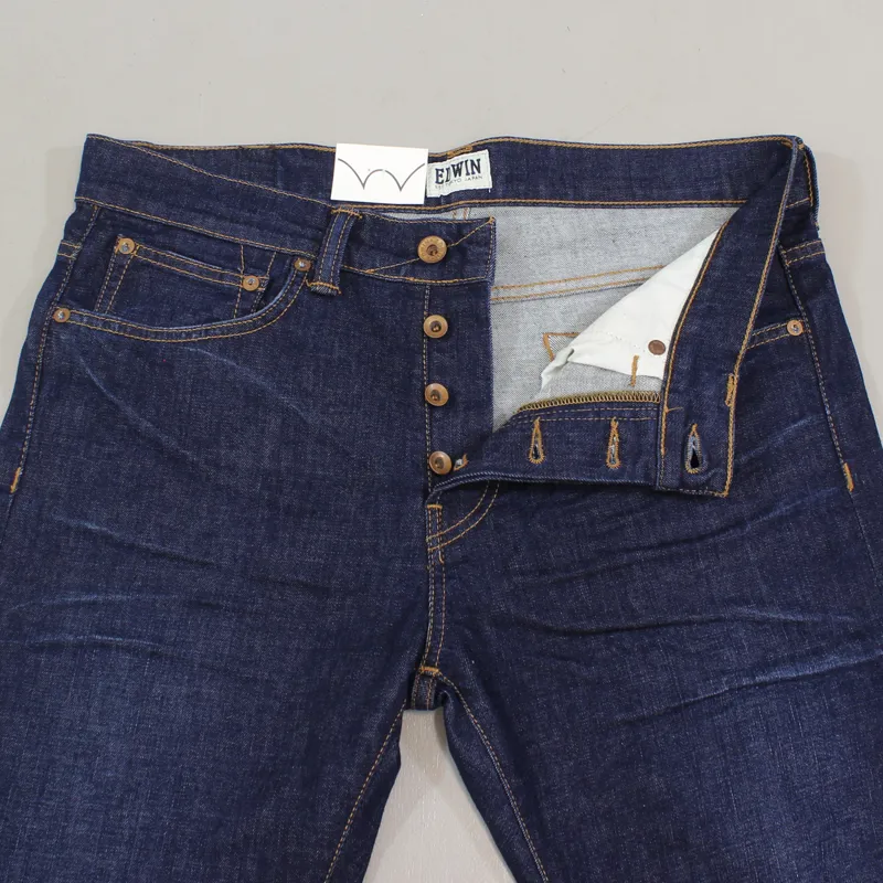 Edwin ED-80 Slim Taper Jeans CS Blue Soak Wash-3