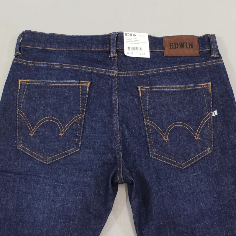 Edwin ED-80 Slim Taper Jeans CS Blue Soak Wash-4