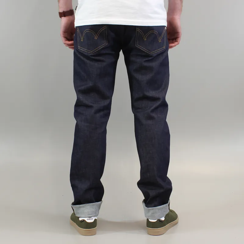 Edwin ED-80 Slim Taper Jeans CS Blue Unwashed-2