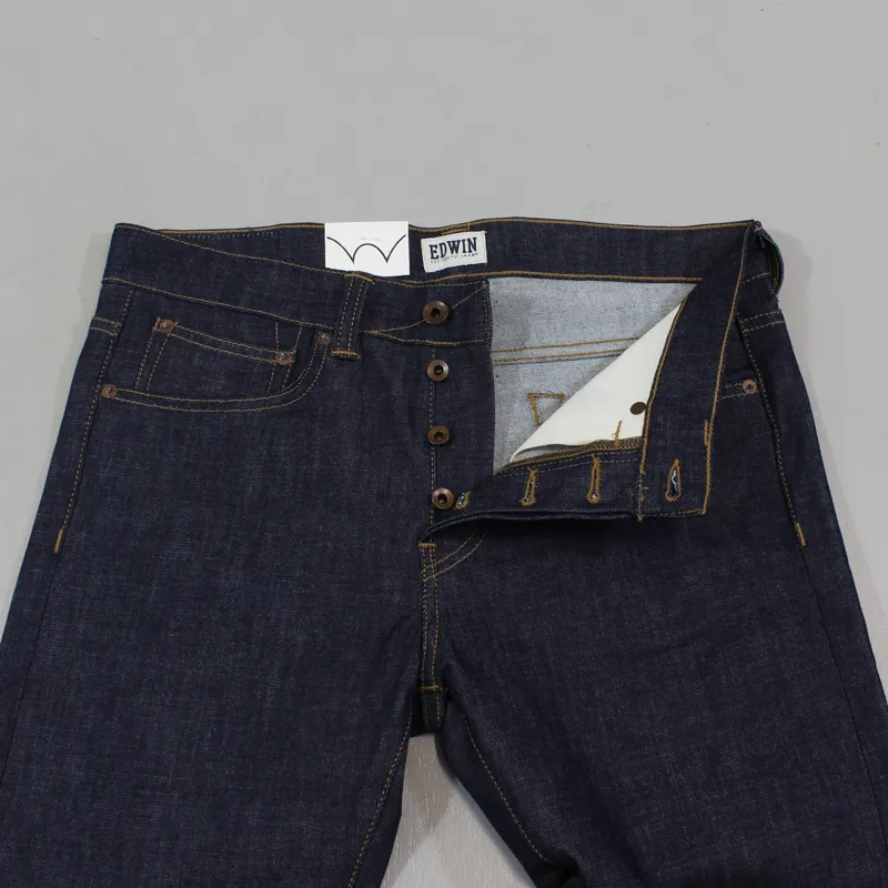 Edwin ED-80 Slim Taper Jeans CS Blue Unwashed-3