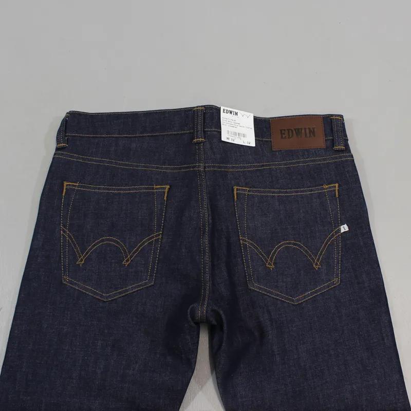 Edwin ED-80 Slim Taper Jeans CS Blue Unwashed-4