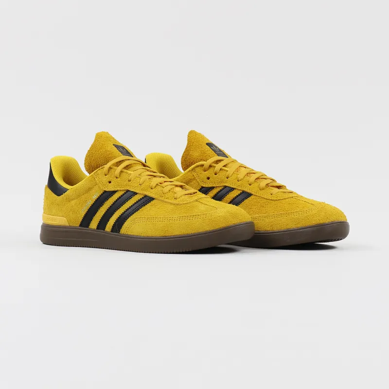 Adidas Skateboarding Samba ADV Shoes Bold Gold Black Gum-3