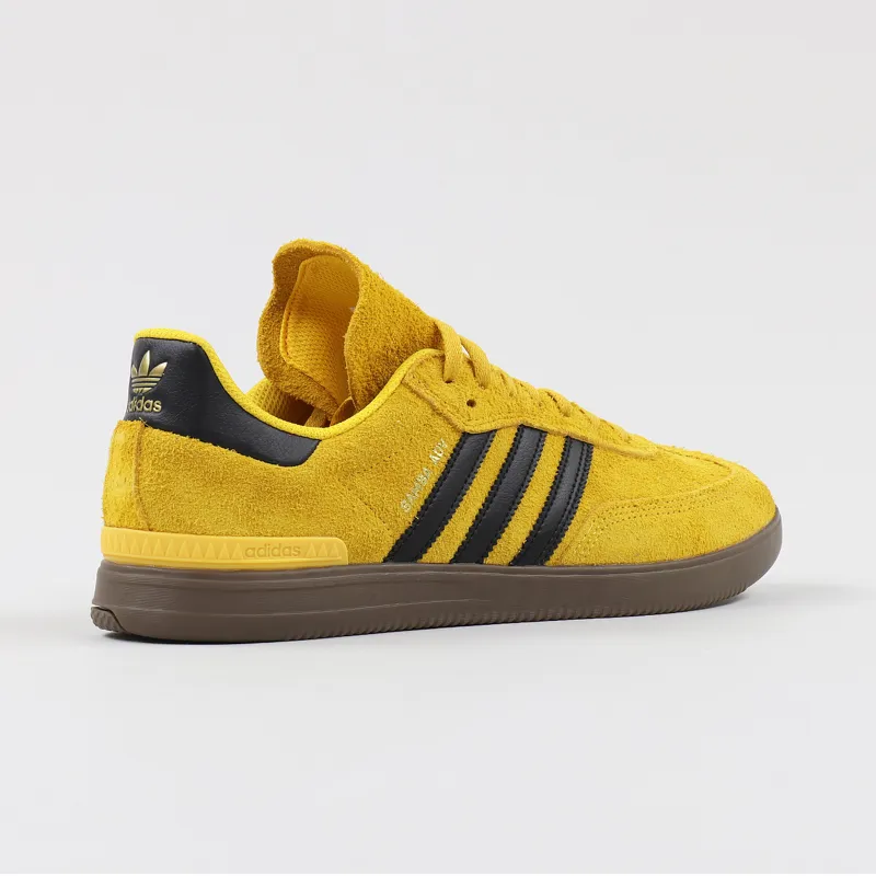 Adidas Skateboarding Samba ADV Shoes Bold Gold Black Gum-5