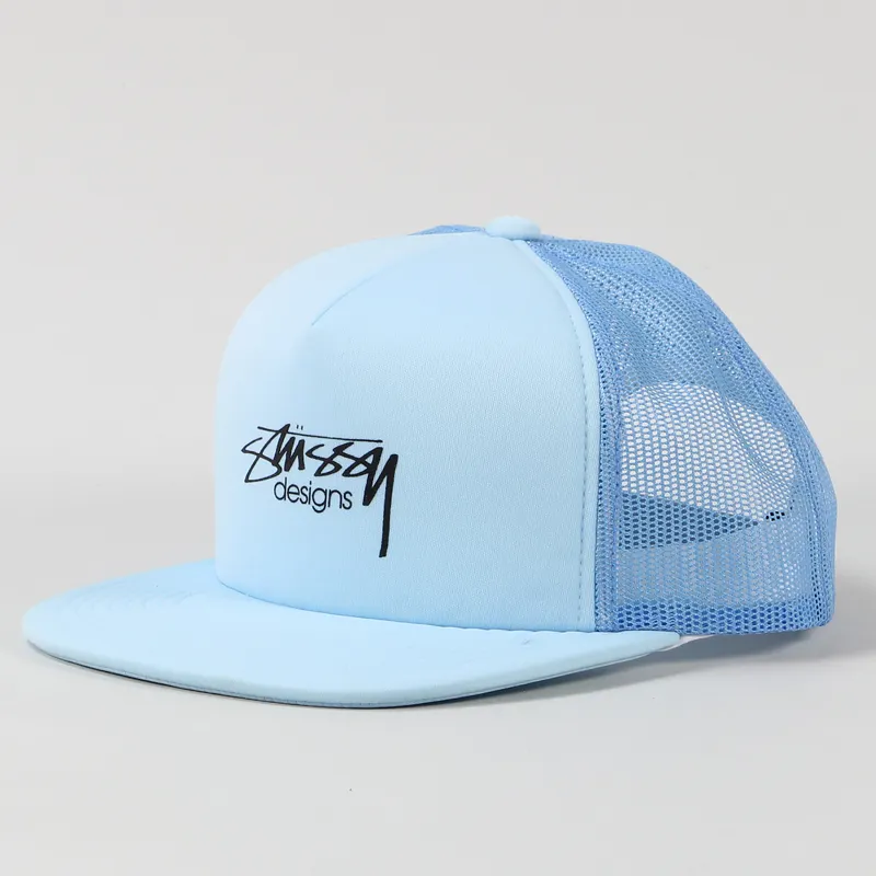 Stussy Smooth Stock Trucker Cap Blue