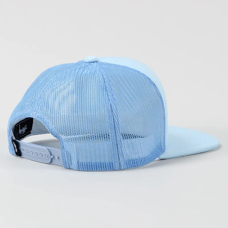 Stussy Smooth Stock Trucker Cap Blue-2