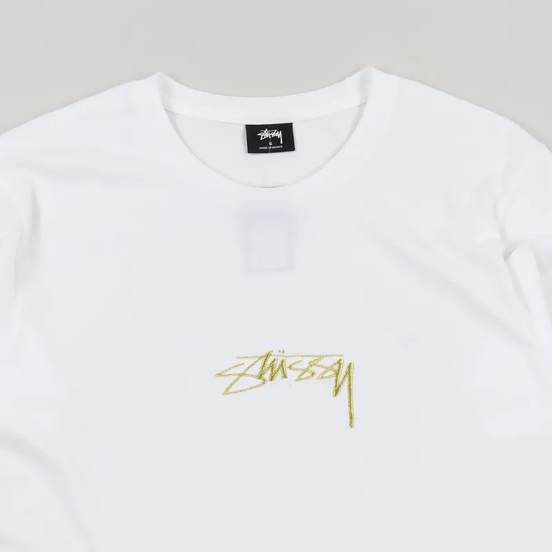 Stussy Smooth Stock T Shirt White-1