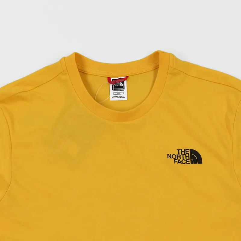 The North Face Simple Dome T Shirt Yellow-1