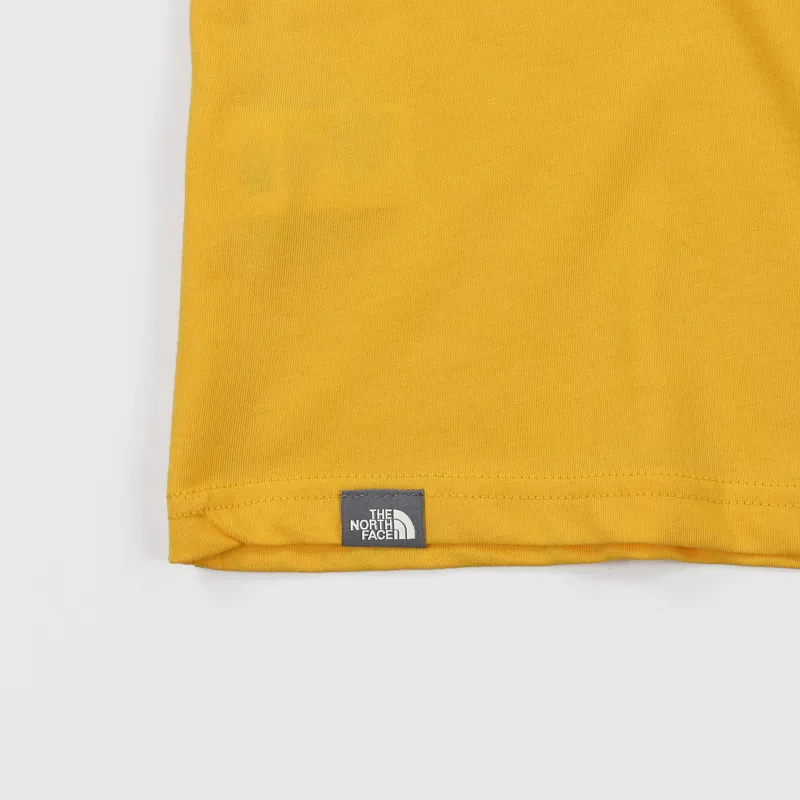 The North Face Simple Dome T Shirt Yellow-3