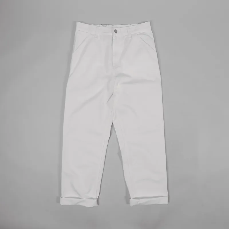 Carhartt WIP Single Knee Pant Off White-1