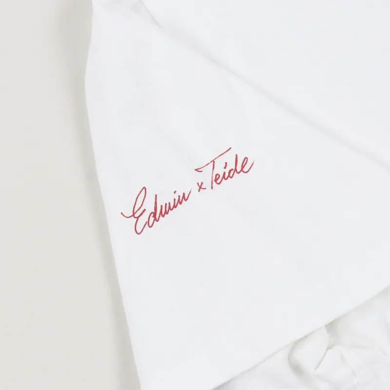 Edwin x Teide Snake And Cross T Shirt White-3