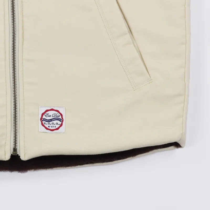 Eat Dust Deck Vest Snow Off White-2