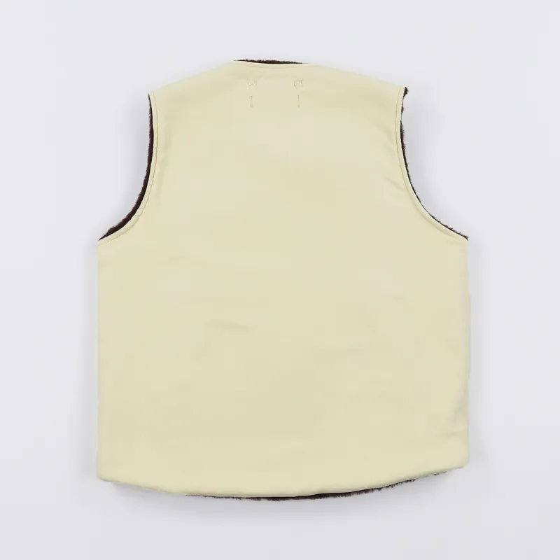 Eat Dust Deck Vest Snow Off White-5