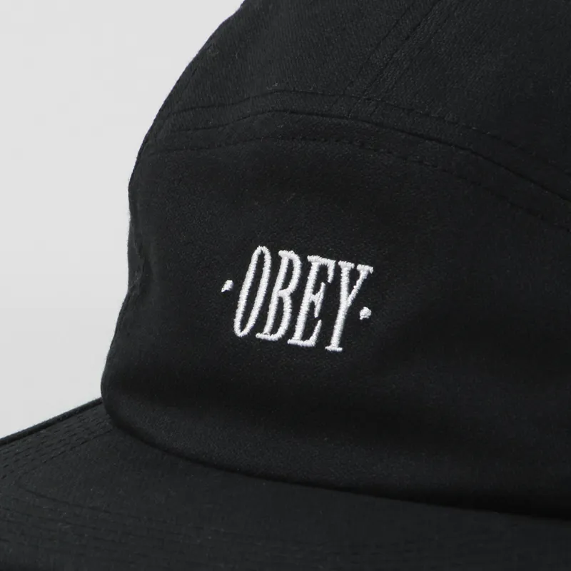 Obey Sonora 5 Panel Cap Black-1
