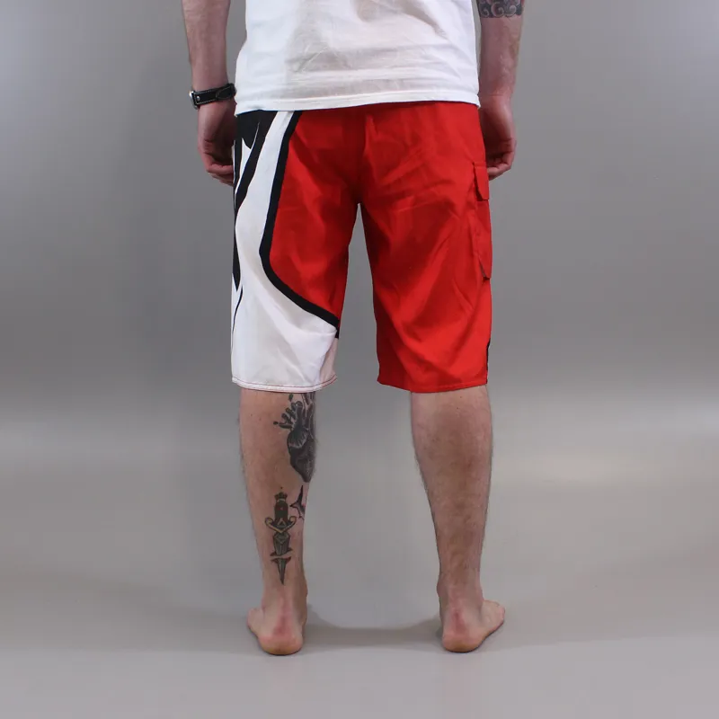 Fox Racing Spike Sym Boardshorts Red-2