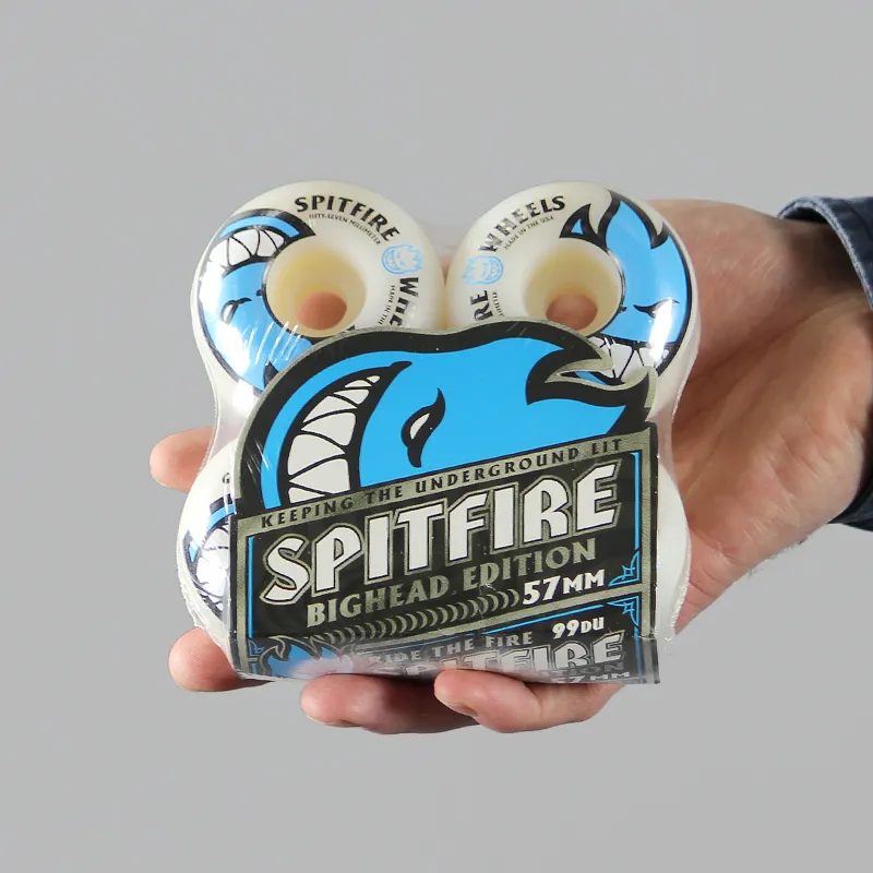 Spitfire Bighead Wheels Light Blue 57mm