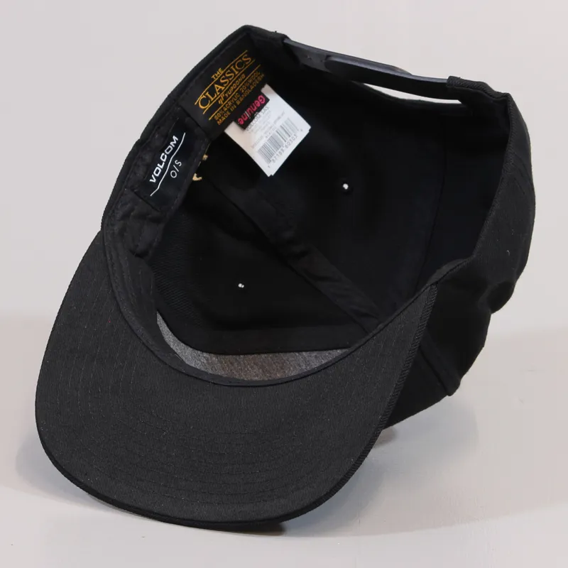Volcom x Spitfire Snapback Cap Black-2