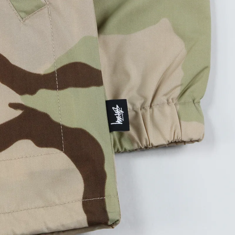 Stussy camo cruize coach jacket sale