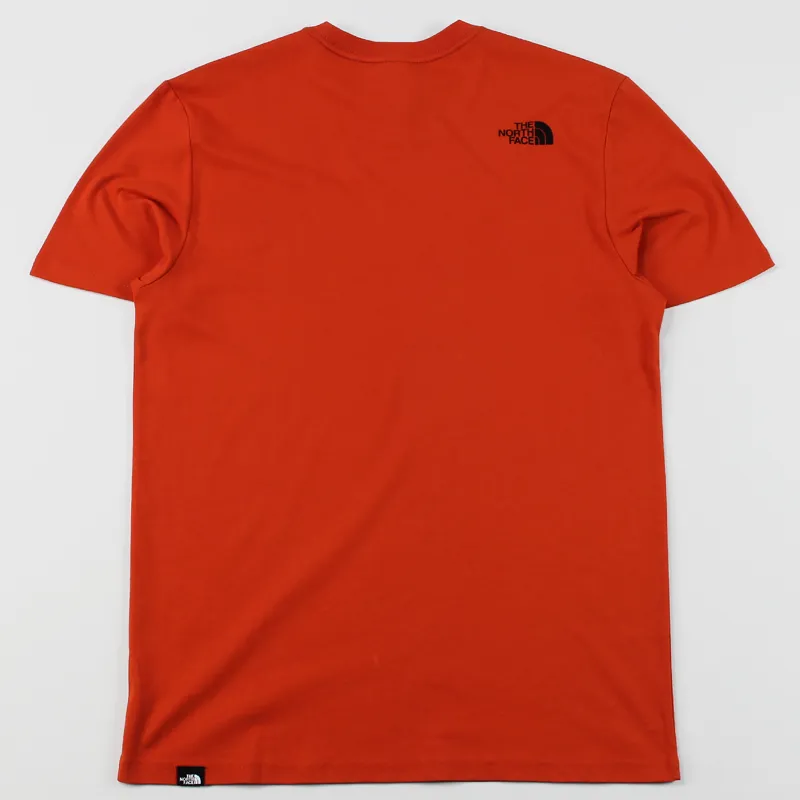 The North Face Black Label Fine T Shirt Tibetan Orange-2