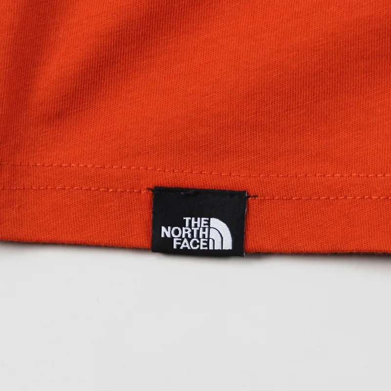 The North Face Black Label Fine T Shirt Tibetan Orange-3