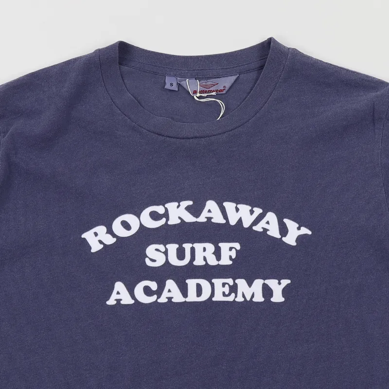 Battenwear Rockaway T Shirt Navy-1